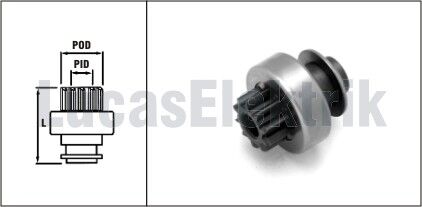 MARŞ DİŞLİSİ 10 DİŞ 1209 ASTRA F-CORSA B-VECTRA A-B-TIGRA-ASCONA-OMEGA-P206-P307-PARTNER- BERLINGO-R9-R19-MGN-LGN