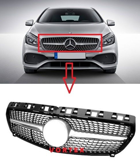 MERCEDES - ÖN PANJUR ( DİAMOND ) A CLASS W176 2013- - A1768880085 / A1768807500