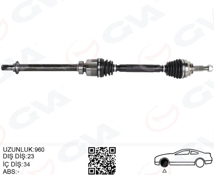 ÖN AKS SAĞ RENAULT CLIO IV 1.5 DCI A-T 12-