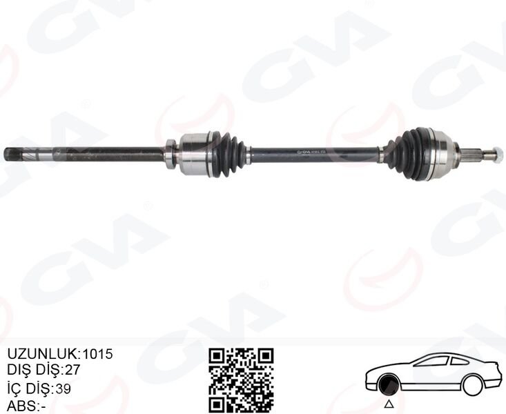 ÖN AKS SAĞ RENAULT TRAFIC II 01>14 2.0dCi OPEL VİVARO 01>14 2.0CDTI