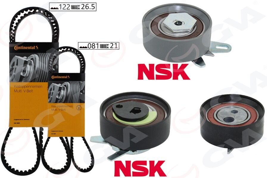 TRİGER SETİ 122x26.5 -077x21 T4 2.5TDI - LT35 2.5TDI ACV-ANJ-AVR K015323XS TRİGER POMPA SETİ  074198119-074198119H-074198119Q