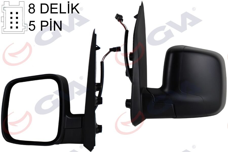 DIS DIKIZ AYNASI SOL FIORINO-BIPPER-NEMO 07ELEKTRIKLI+ISITMALI+SENSORLU+KONVEKS 7 FIS VM-6115EHSR