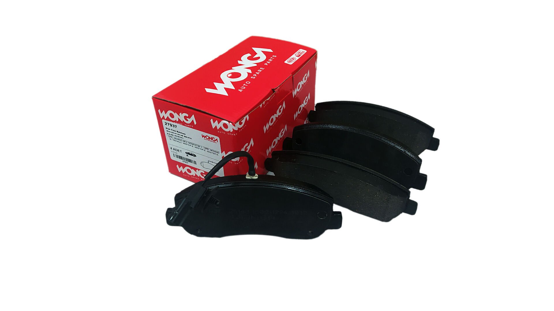FREN BALATASI ÖN FİŞLİ MASTER III-MOVANO 2.3 M9T Sac-Shim-INDIKATOR FİŞ - OEM 93167551,4419950