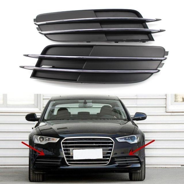 AUDİ - ÖN TAMPON IZGARA SOL ( KROMLU ) SİSSİZ A6 2013- - 4G0807681A