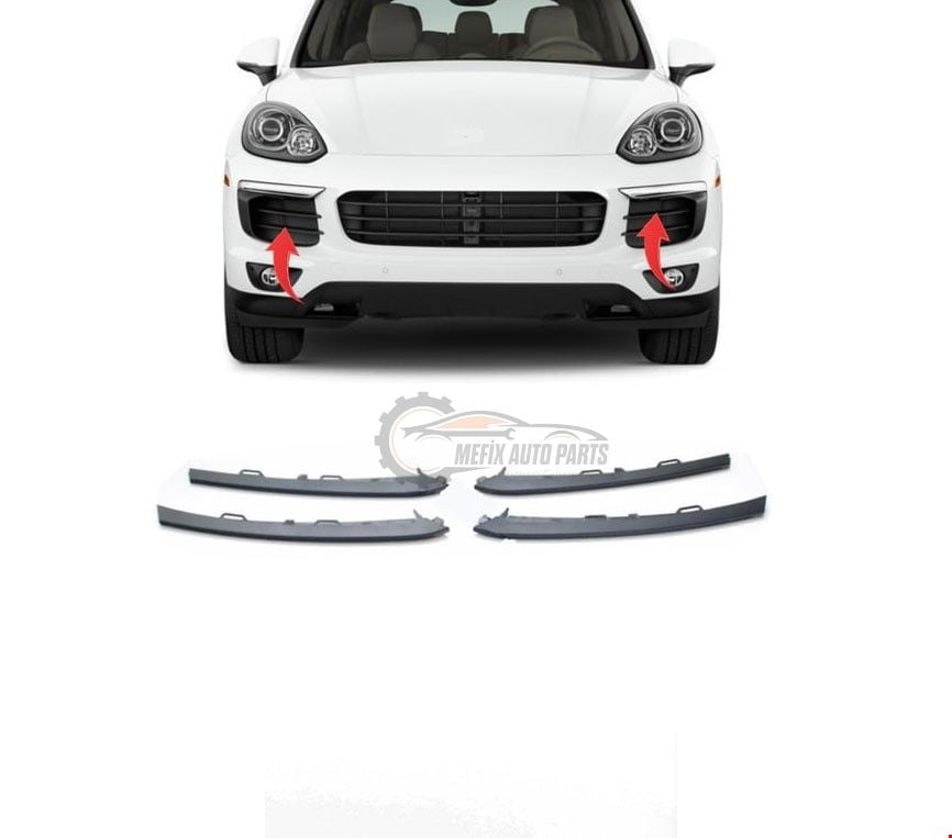 PORSCHE - ÖN TAMPON IZGARASI GRİ ÇITA 4 PARÇA PANAMERA 2015- - 