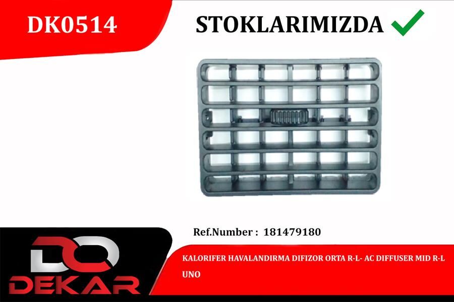 KALORIFER HAVALANDIRMA DIFIZOR ORTA R-L UNO  181479180