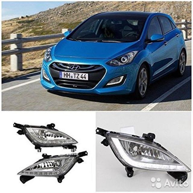 HYUNDAİ - SİS FARI SAĞ ( LEDLİ ) İ30 2013- - 92202-A6000 / 92202-A6110