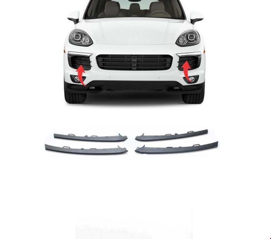 ÖN TAMPON IZGARASI GRİ ÇITA 4 PARÇA PANAMERA 2015-