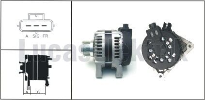 ALTERNATÖR 14V 150A FOCUS C-MAX FOCUS II 06>11 1.6-2.0TDCI-FUSION-FIESTA V 02>08 1.6 TDCI -KUGA I 08>14 2.0 TDCI