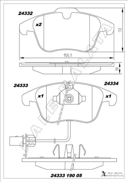ÖN FREN BALATASI TIGUAN-Q3 2007 >