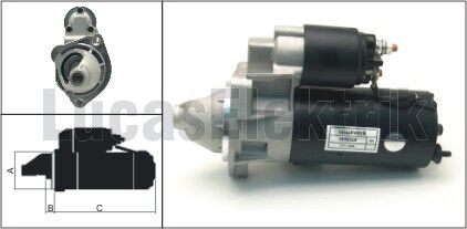 MARS MOTORU 12V / 1.8KW / 9DIS AUDI 80 AVANT. A4 1.4.1.8T  068911024F-068911024G-068911024BX