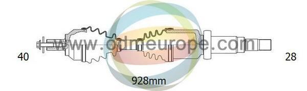 AKS SAĞ Mondeo Galaxy 2.0 16v TDCi 2006-2015 AT A:40 C:928 B:28 - OEM 7G913B436BF,1788206,7G913B436BE