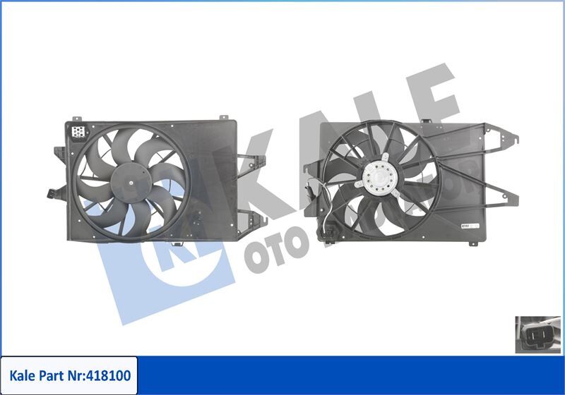 FAN MOTORU MONDEO II MONDEO III 1.6 1.8 2.0 2.0TDCI 96>07 KLIMALI  1S7H8C607BA-1014416-1057454