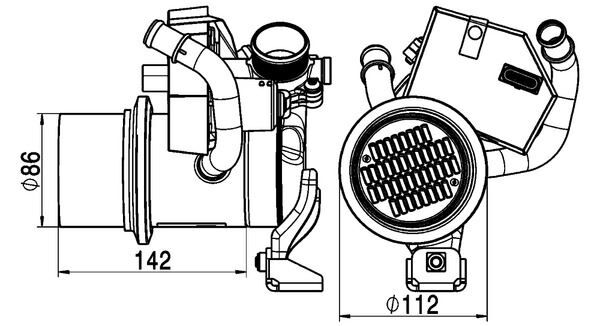 EGSOZ GERİ DÖNÜŞ SOĞUTUCUSU PASSAT JETTA 13 >