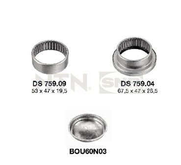 TORSİYON TAMİR TAKIMI KİTİ KEÇE SİZ/KAPAKLI P206 1.4-1.6 İNJ 2.0 HDİx O