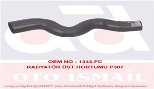 RADYATÖR ÜST HORTUMU P307