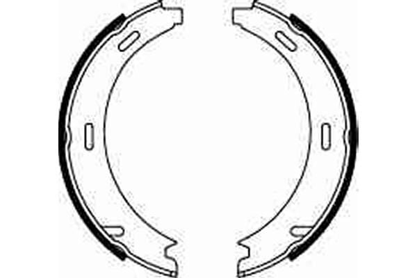 ARKA FREN BALATASI PABUÇ PEUGEOT PARTNER 96>15 P405 87>97 CITROEN BERLINGO 96>15 XSARA 99>11 228x 42