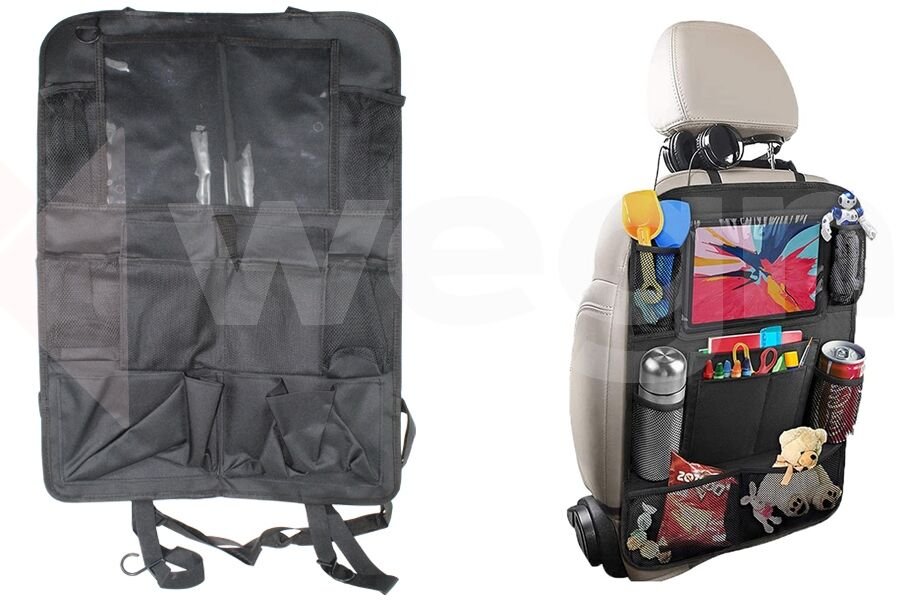 ARAÇ İÇİ KOLTUK ARKASI ORGANİZERİ TABLET TUTUCU  AKSESUAR