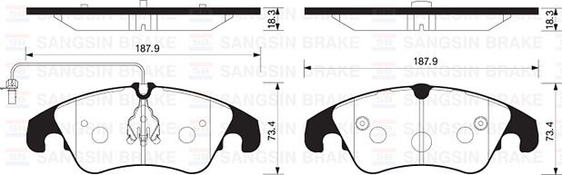 ÖN BALATA FİŞLİ AUDI A4-A5-A6-A7-Q5 2008 >