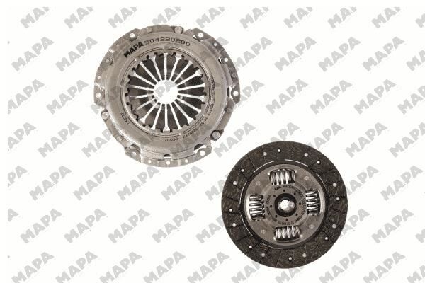 DEBRIYAJ SETI C-MAX 04>08 FOCUS II 04>11 MONDEO IV CA2 07>14 123PS BENZ. ECOSPORT 1.5TI 14> VOLVO C30 1.6 06>12 S40 II 1.6 05>12 V50 1.6 06>12 RULMANLI  3M517540A1K-1343811-1343812-1385808