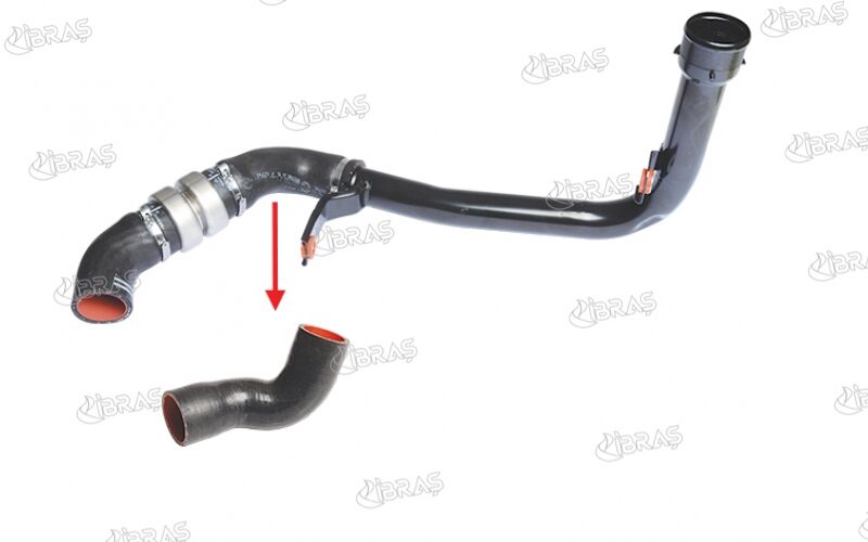 TURBO HORTUMU BÜYÜK BOXER III-JUMPER III-DUCATO III - OEM 1366746080,1606660380