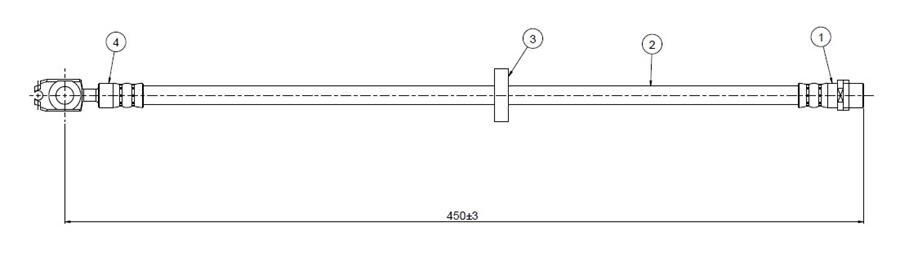 FREN HORTUMU ÖN  A3 TÜM MODELLER 96>