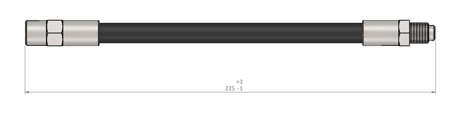 FREN HORTUMU ARKA 227mm BMW E30 E36 E46 E34 E32 AUDI A6 94>97