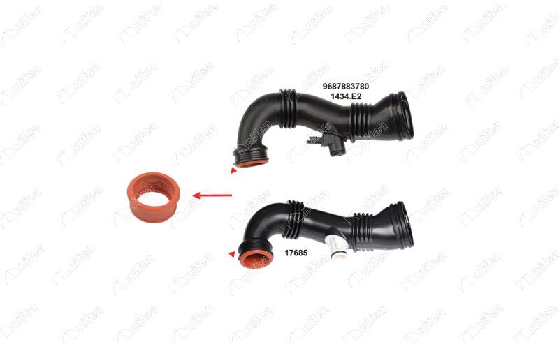 TURBO HORTUM CONTASI PARTNER TEPEE-P107-P206-P207-P307-P308-P1007-EXPERT III-C2-C4-BERLINGO 1.6HDI