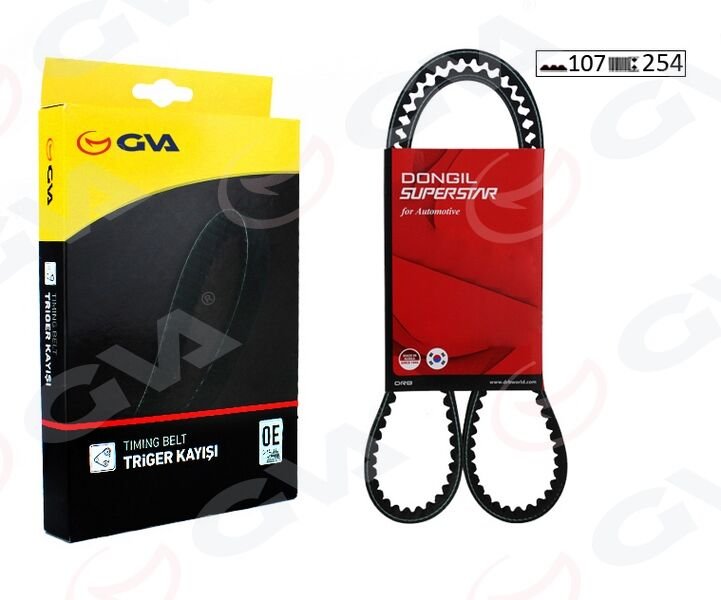 TRİGER KAYIŞI 107x254 CHEVROLET MATIZ 0.8 6V 05 > SPARK 0.8 6V 02 > DAEWOO-MITSUBISHI