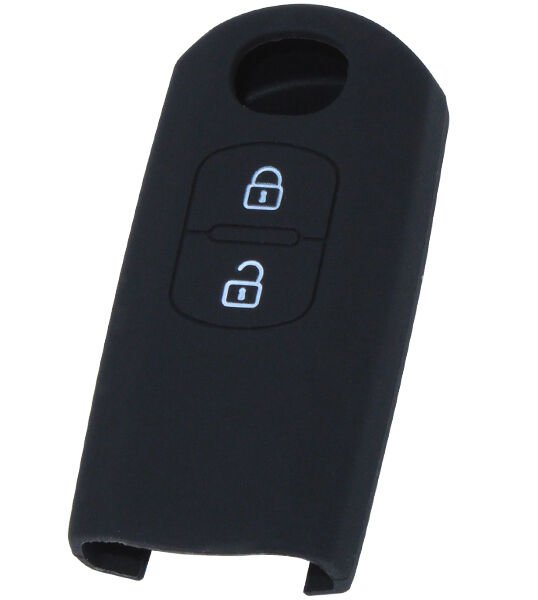 KONTAK ANAHTAR KUMANDA KORUYUCU KILIF SİLİKON SİYAH MAZDA 3 2 TUŞ 2009-2012  HMA062-S