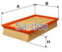 HAVA FILTRESI FIAT 500X 1.3 18> EGEA 1.5 T4 HYBRID 21> JEEP RENEGADE T-GDI PHEV 4Xe 1.3 18> COMPASS ALFA ROMEO TONALE 21> 1.3 Hybrid 1.5 Mild Hybrid