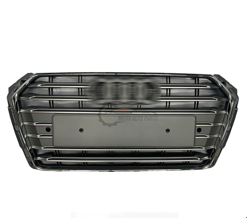 AUDİ - ÖN PANJUR ( GRİ- KROM ÇİZGİLİ ) A4 2017- - 8W0853651AC RP5
