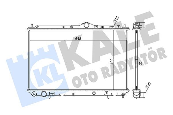 RADYATÖR AL/PL/BRZ VOLVO S40 1.6 1.8 1.8İ 2.0 1995-2004 V40 1.6 1.8 1.8İ 2.0 1995-2004  8601843-8602065-8602107