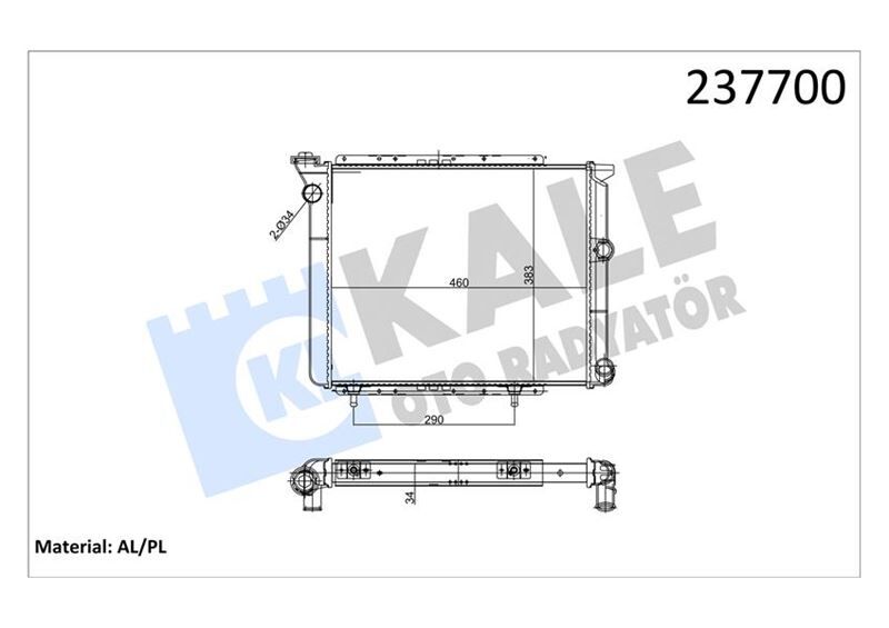 RADYATÖR BORULU R11 FLASH 2 SIRA AL PL SİSTEM  7702188511